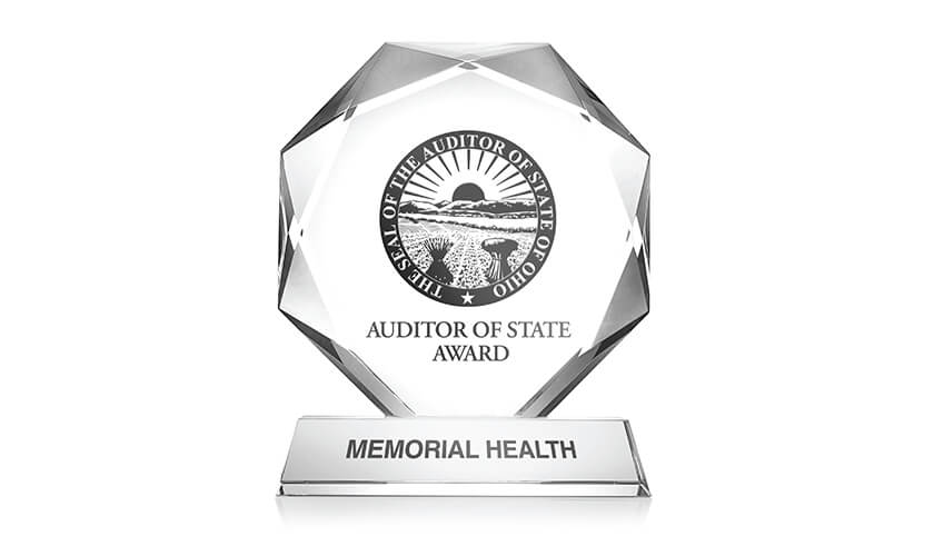 Memorial Health Auditor of State Award