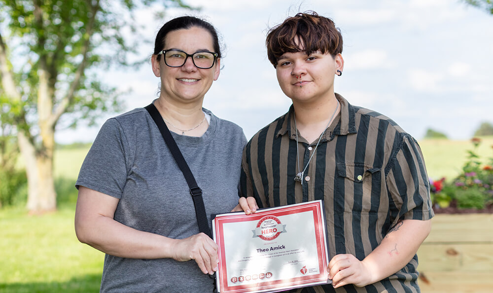 Tara Weese and Theo Amick