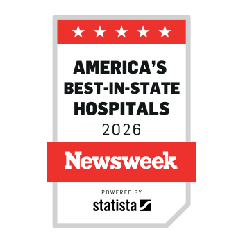 Newsweek America's Best-In-State Hospitals 2026 logo