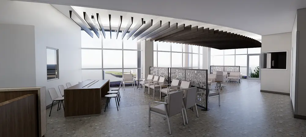 Memorial Hospital Emergency Department Lobby Rendering